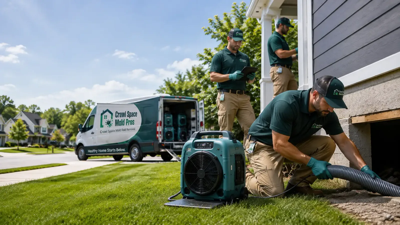 Crawl Space Mold Removal in Colgate, WI